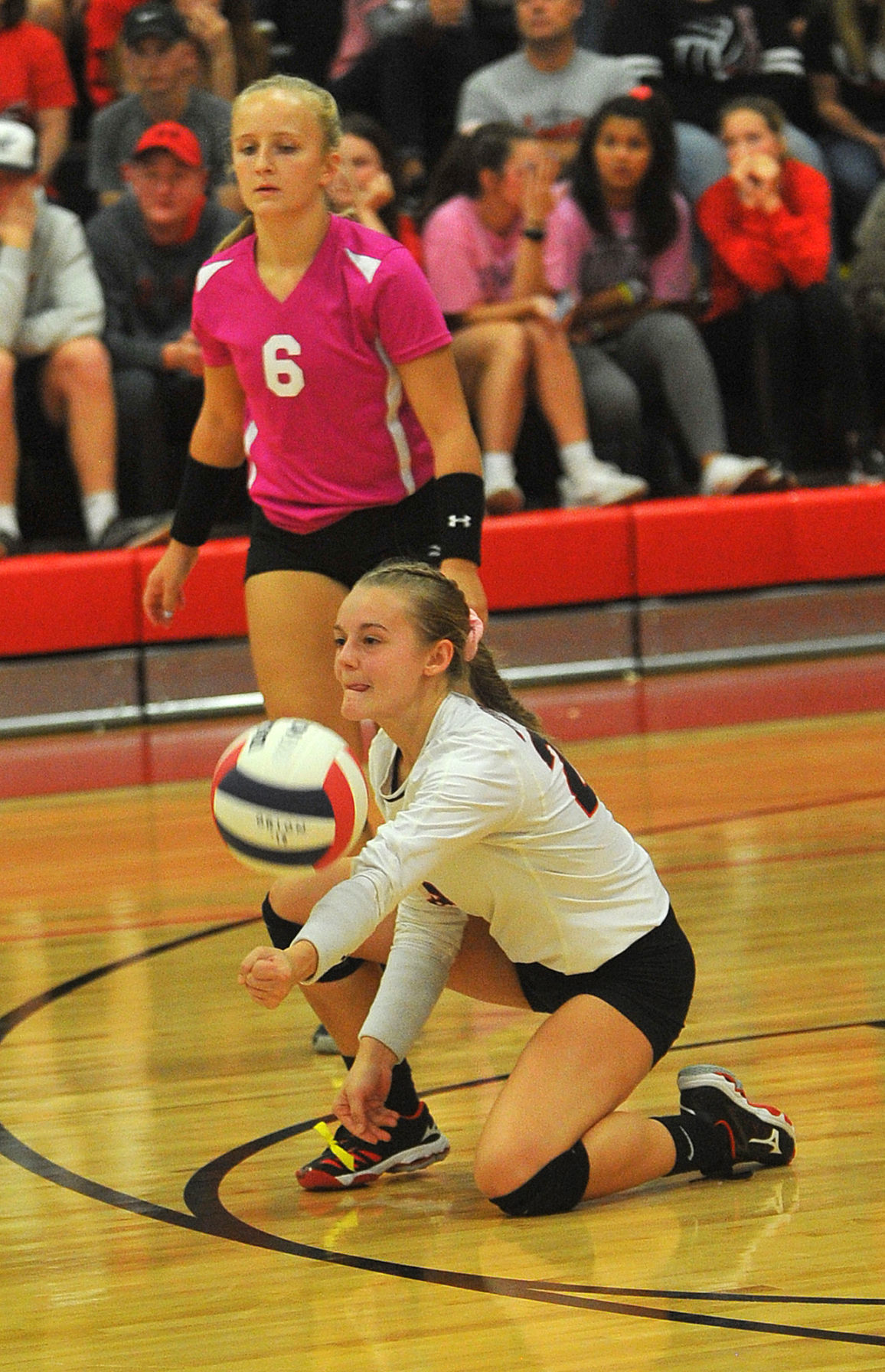 Orion vs Fulton volleyball.